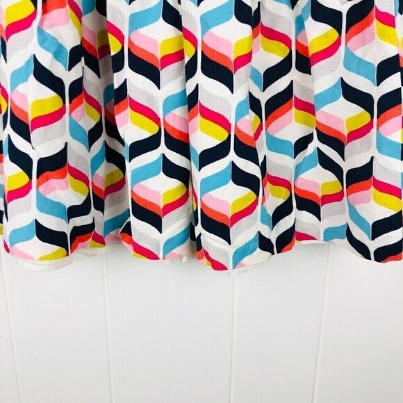 Cynthia Rowley Womens Pleated Lined Linen Blend Skirt Size 4 - Picture 9 of 11